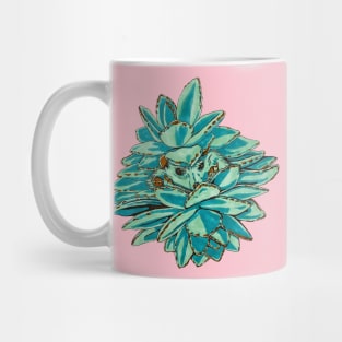 Bear Paw Succulent Hedgehog Mug